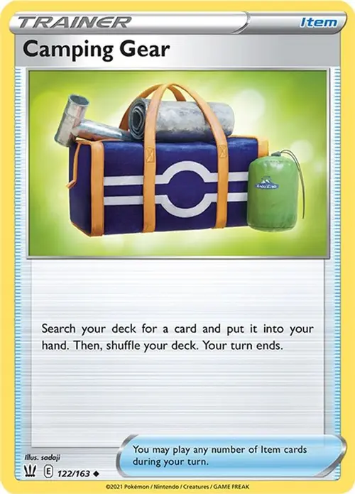 Camping Gear card art