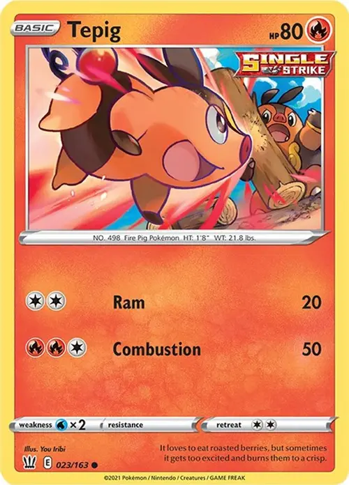 Tepig card art