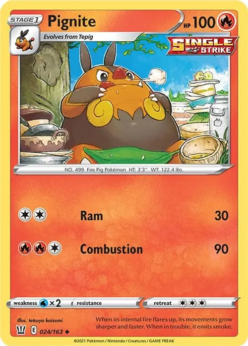 Pignite card art
