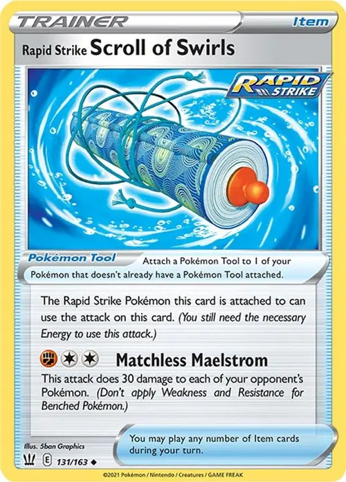 Rapid Strike Scroll of Swirls card art