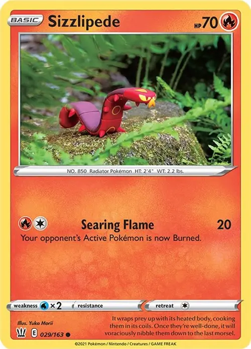 Sizzlipede card art