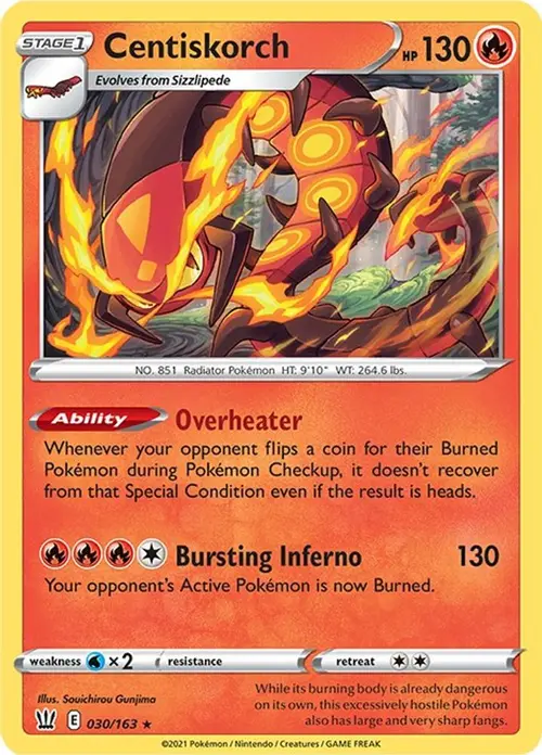 Centiskorch card art