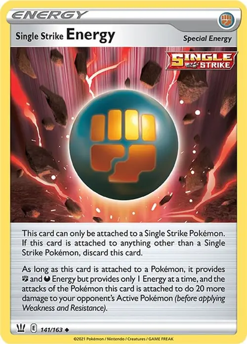 Single Strike Energy card art