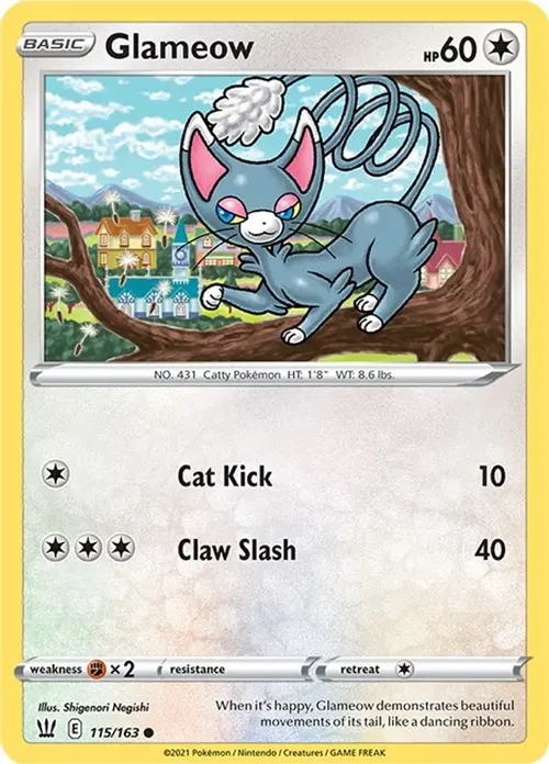 Glameow card art