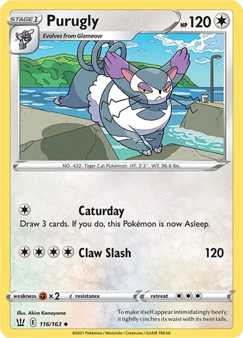 Purugly card art