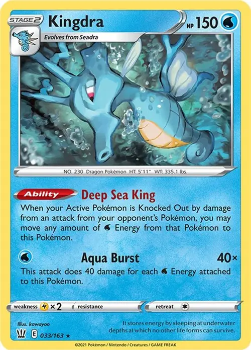 Kingdra card art
