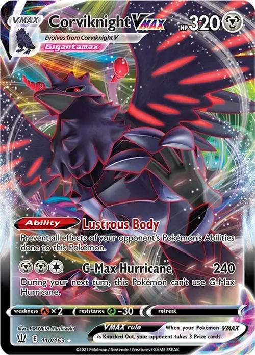 Corviknight VMAX card art