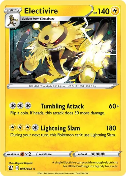 Electivire card art