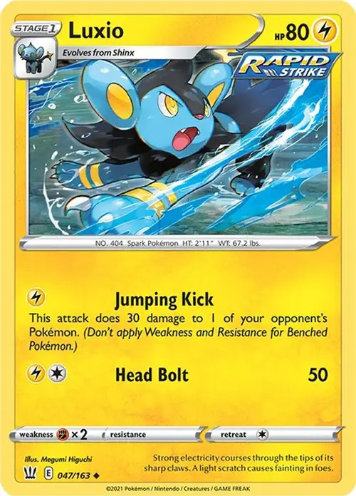 Luxio card art