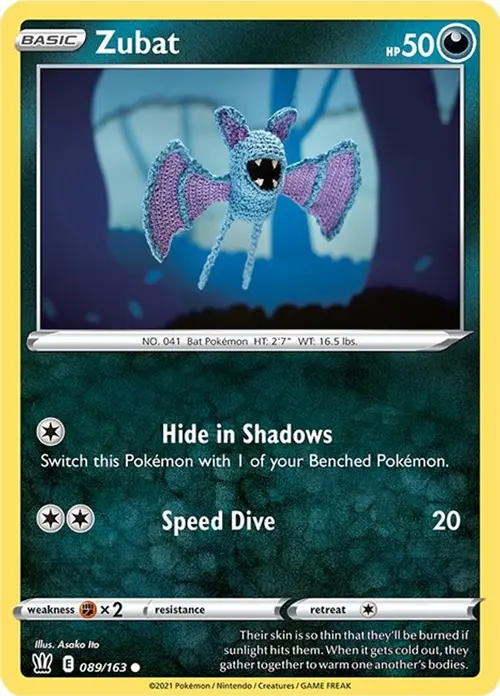 Zubat card art