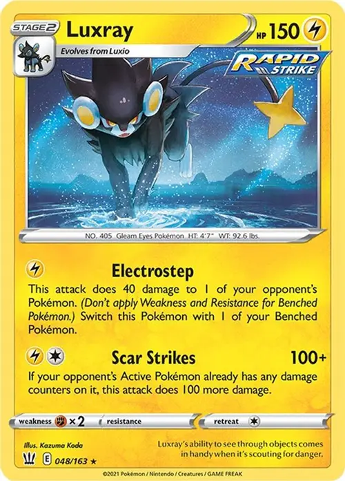 Luxray card art