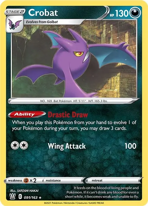 Crobat card art