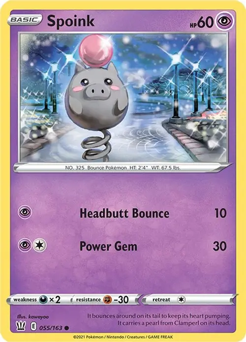 Spoink card art
