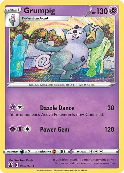 Grumpig card art