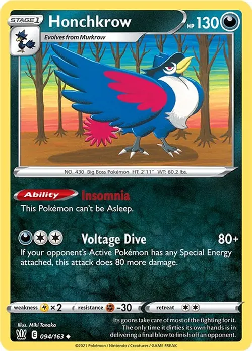 Honchkrow card art