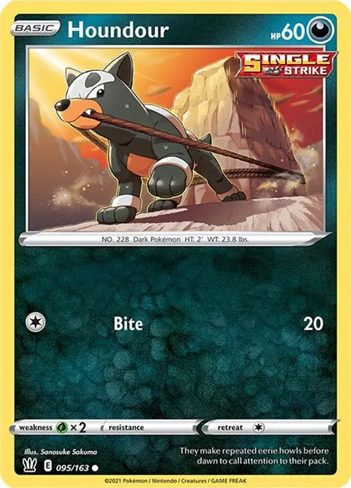 Houndour card art