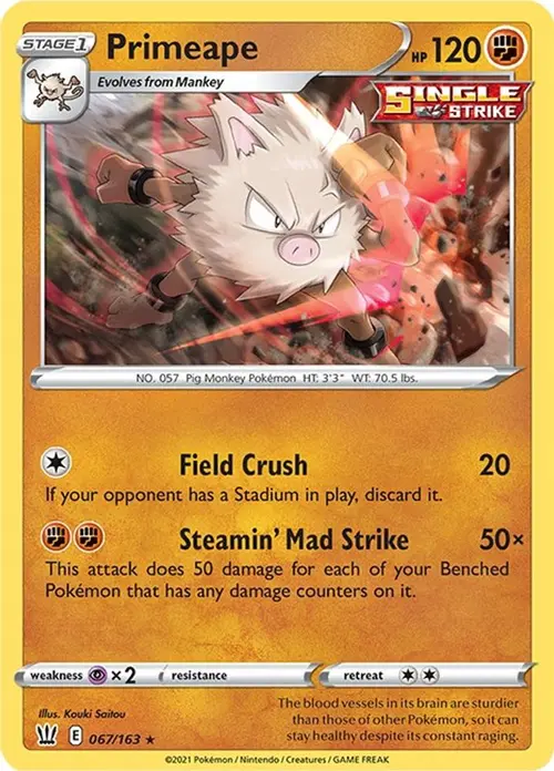 Primeape card art