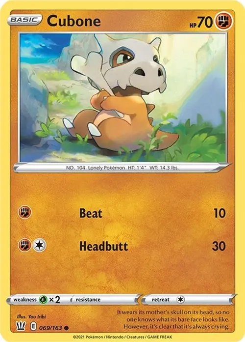 Cubone card art