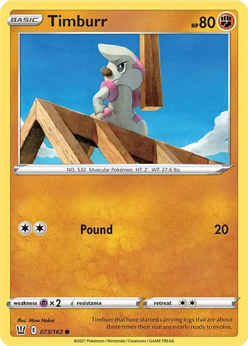 Timburr card art