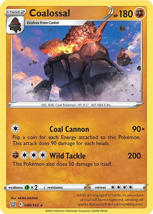 Coalossal card art