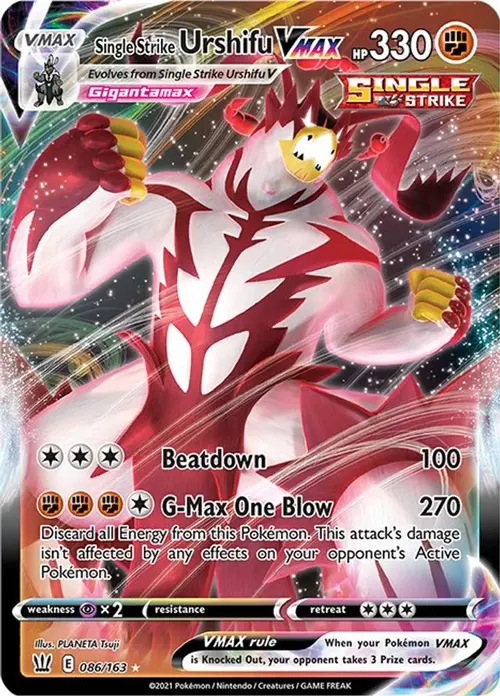 Single Strike Urshifu VMAX card art