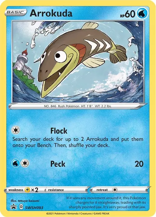 Arrokuda - SWSH093 card art