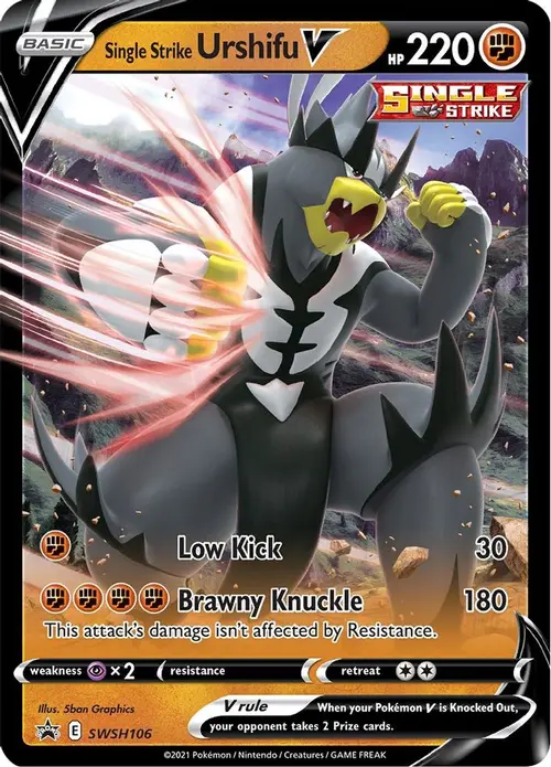 Single Strike Urshifu V - SWSH106 card art