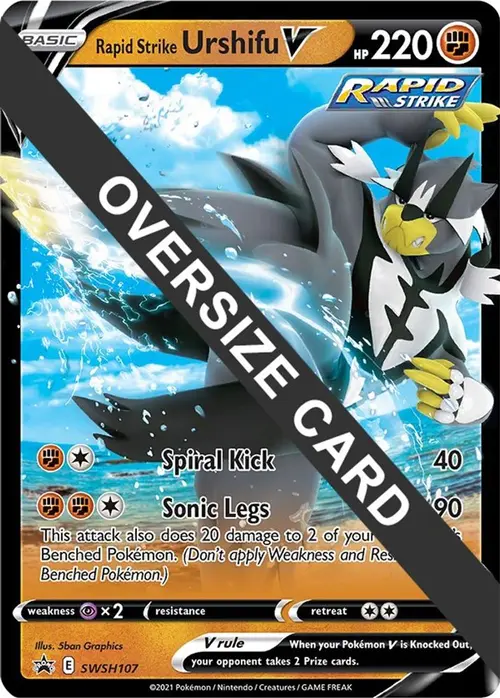 Rapid Strike Urshifu V - SWSH107 card art