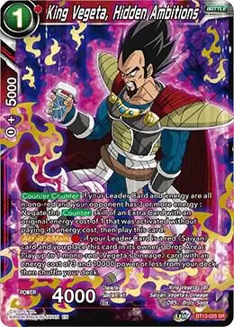 King Vegeta, Hidden Ambitions card art