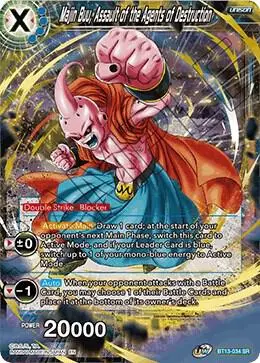 Majin Buu, Assault of the Agents of Destruction card art
