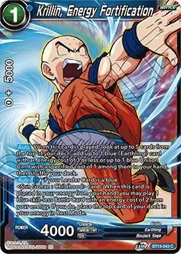 Krillin, Energy Fortification card art