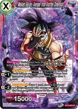 Masked Saiyan, Avenger from Another Dimension card art