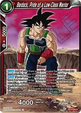 Bardock, Pride of a Low-Class Warrior card art