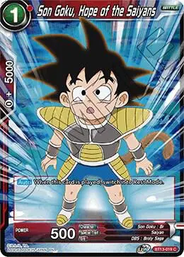 Son Goku, Hope of the Saiyans card art