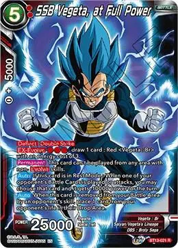 SSB Vegeta, at Full Power card art
