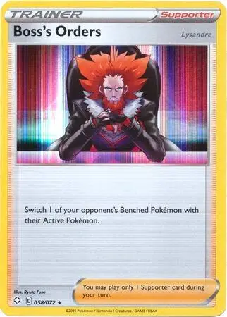 Boss's Orders card art