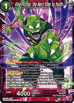 King Piccolo, the Next Step to Youth card art