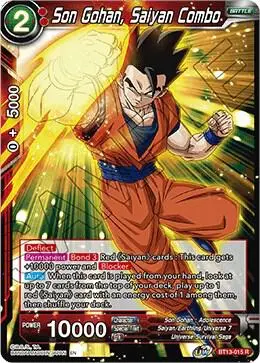 Son Gohan, Saiyan Combo card art