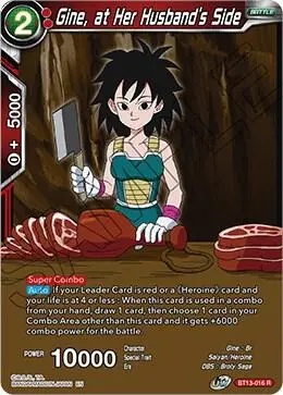 Gine, at Her Husband's Side card art