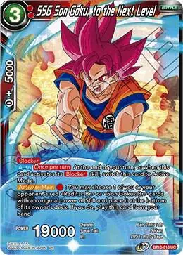 SSG Son Goku, to the Next Level card art
