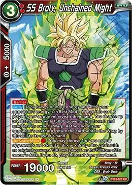 SS Broly, Unchained Might card art