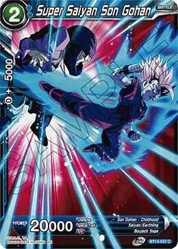 Super Saiyan Son Gohan card art