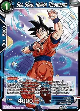 Son Goku, Hellish Throwdown card art