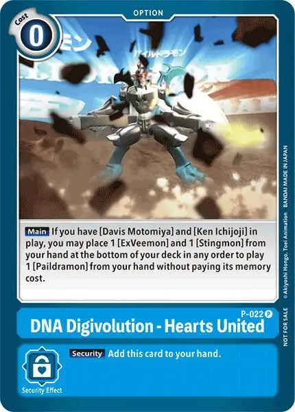 DNA Digivolution - Hearts United (Special Release Memorial Pack) card art