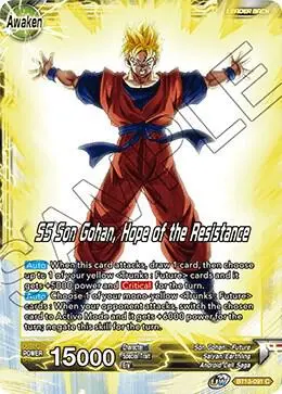 Son Gohan // SS Son Gohan, Hope of the Resistance card art