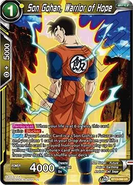 Son Gohan, Warrior of Hope card art