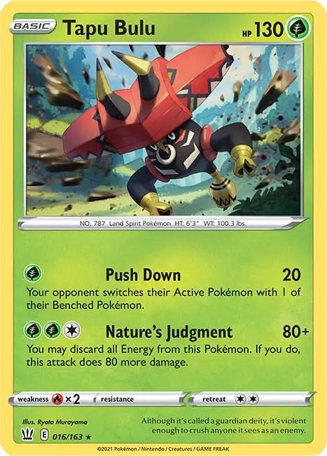 Tapu Bulu card art