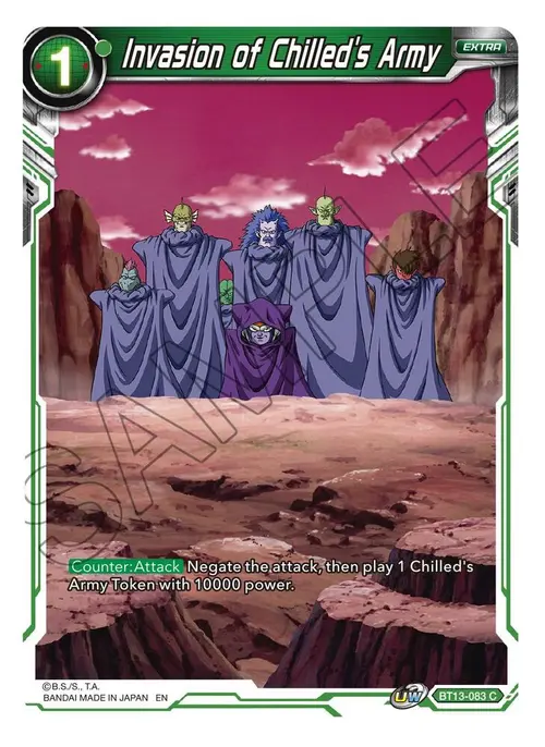 Invasion of Chilled's Army card art