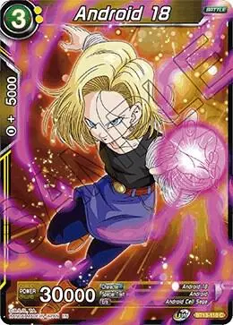 Android 18 card art