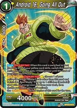 Android 16, Going All Out card art